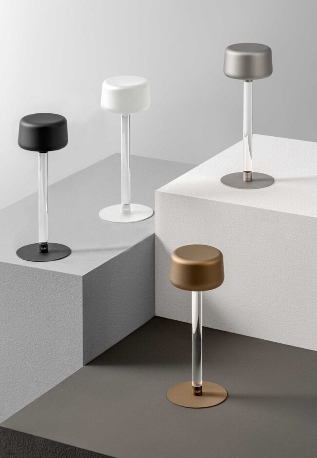 TEE Olev - lampada da tavolo con batteria wireless senza fili ricaricabile dimmerabile