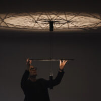 Lampada a sospensione effetto ombra
