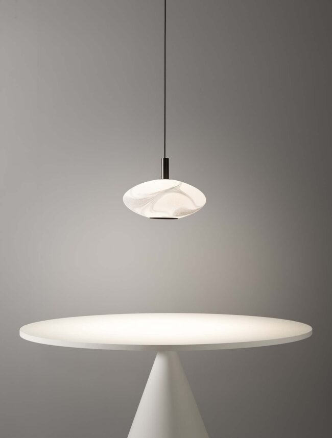 Lampada a sospensione fatta a mano